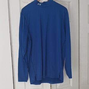 Under Armour Blue ColdGear Fitted Top